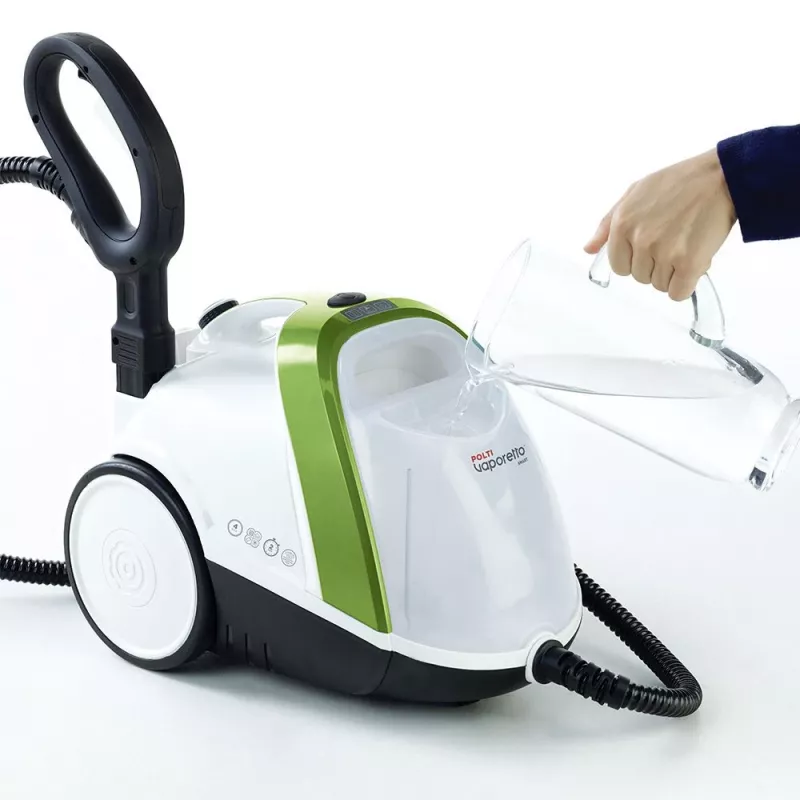 Polti Vaporetto Smart 110 Eco Silindriline aurupuhasti 1500 W Must, Roheline, Valge