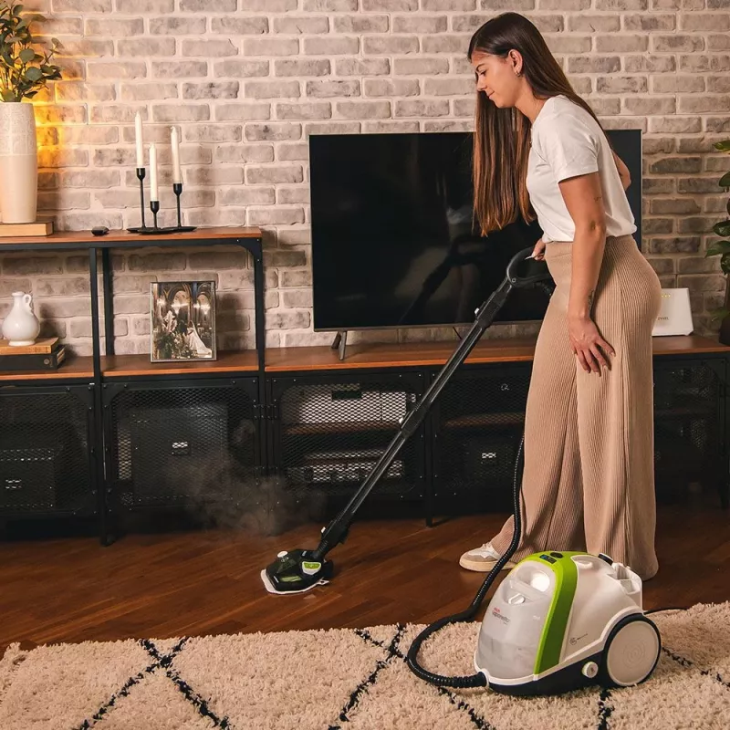 Polti Vaporetto Smart 110 Eco Silindriline aurupuhasti 1500 W Must, Roheline, Valge