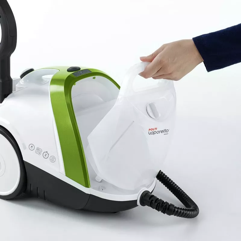 Polti Vaporetto Smart 110 Eco Silindriline aurupuhasti 1500 W Must, Roheline, Valge