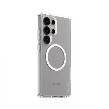 PanzerGlass CARE™ by ® Urban Combat Case Läbipaistev valge Qi-ga Samsung Galaxy S25 Ultra jaoks