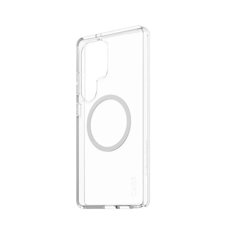 PanzerGlass CARE™ by ® Urban Combat Case Läbipaistev valge Qi-ga Samsung Galaxy S25 Ultra jaoks