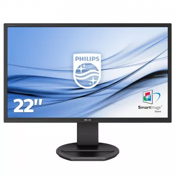 Philips B Line LCD monitor 221B8LJEB/00, 54.6 cm (21.5 tolli), 1920 x 1080 pikslit, Full HD, LED, 1 ms, must