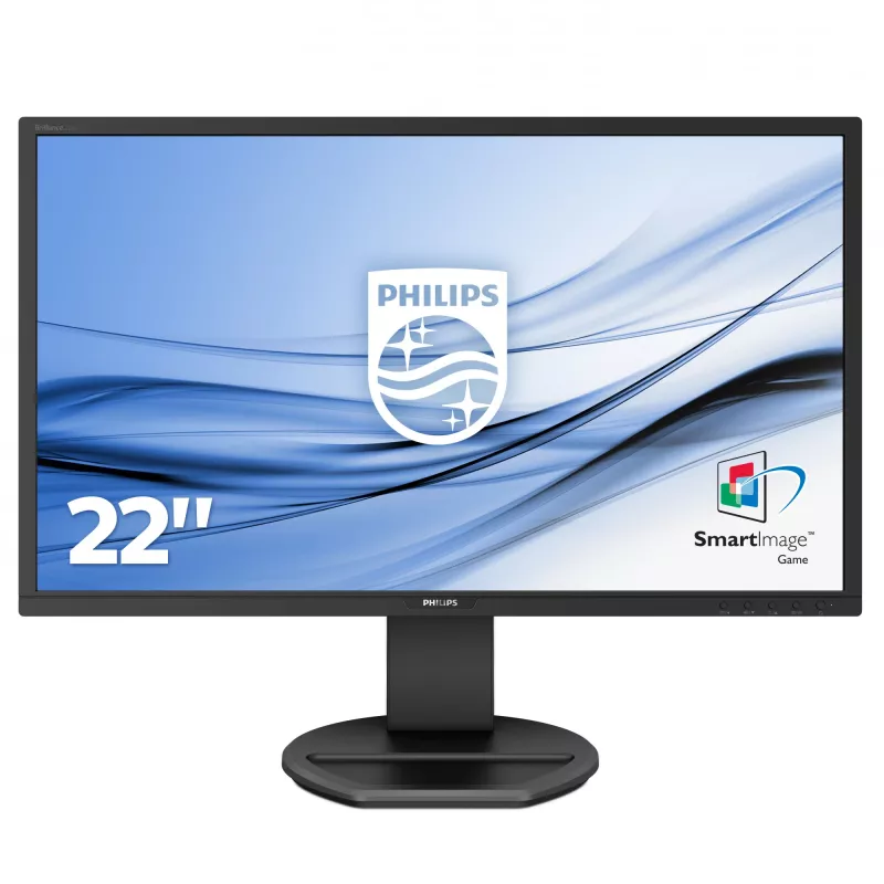 Philips B Line LCD monitor 221B8LJEB/00, 54.6 cm (21.5 tolli), 1920 x 1080 pikslit, Full HD, LED, 1 ms, must