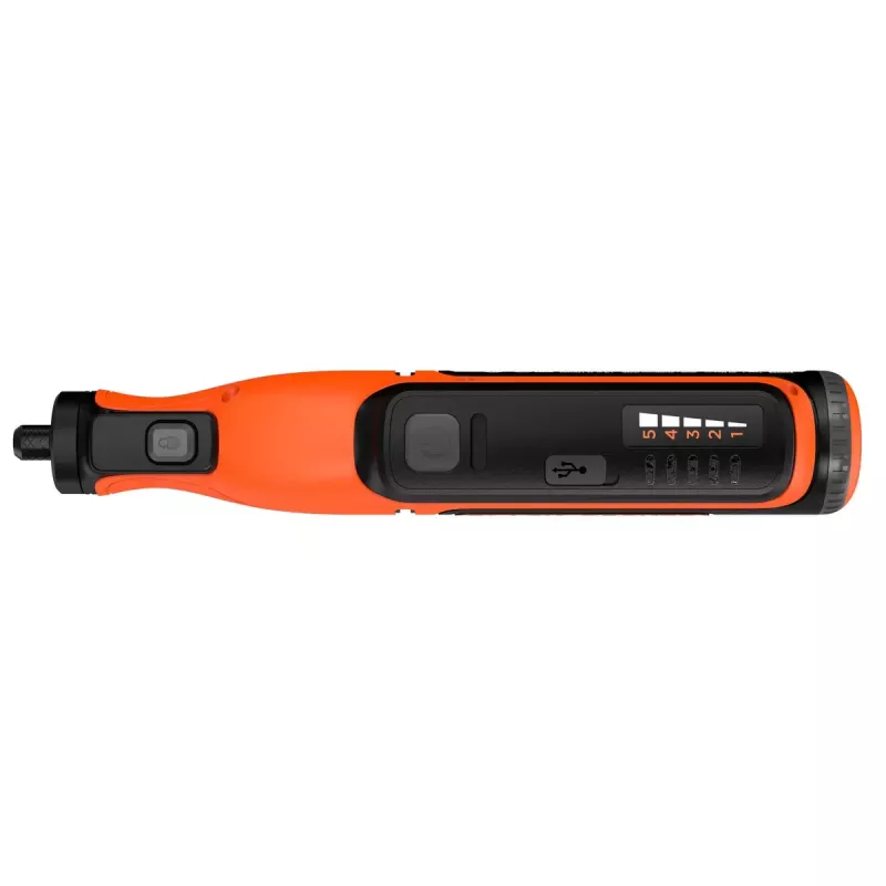Power engraver Must & Decker BCRT8I-XJ — käsigraveerija, täppis, kerge disain