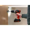 Juhtmeta puur-kruvikeeraja Must & Decker BCD001C1, 18 V, Li‑ion 1.5 Ah, oranž/must