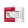 Seinalaadija Axagon ACU-PD30W 1x QC3.0/AFC/FCP/PD Type-C 30W Valge