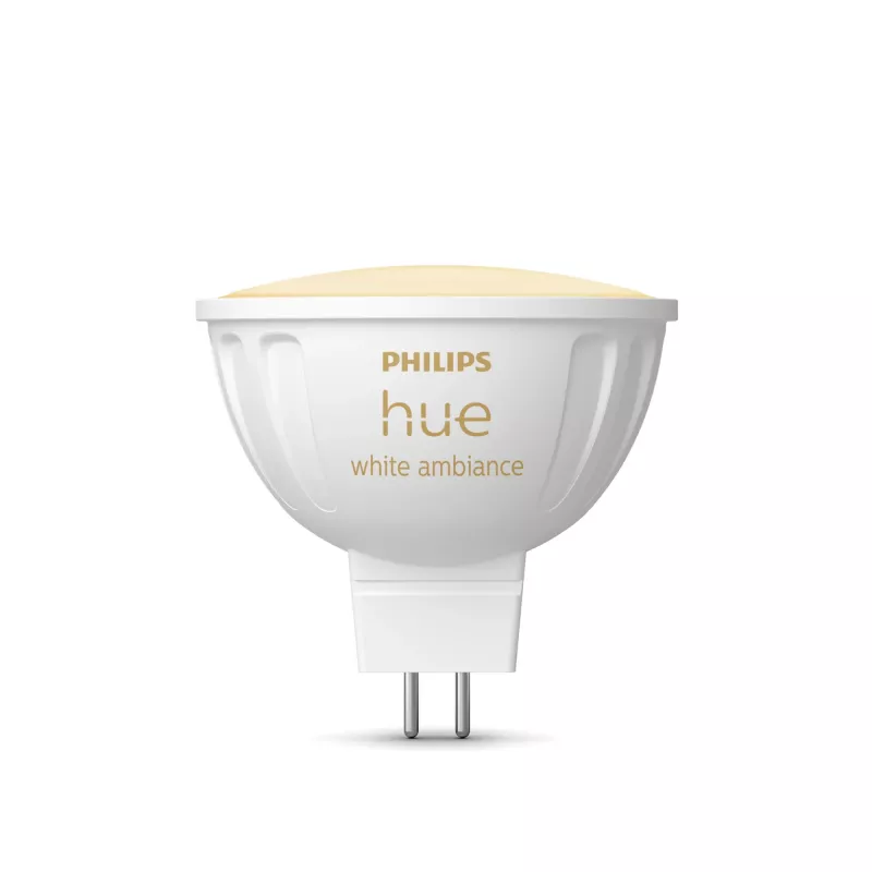 Philips Hue Valge ambience MR16 – nutikas prožektor, Nutipirn, Bluetooth/Zigbee, Valge, LED, GU5.3, MR16