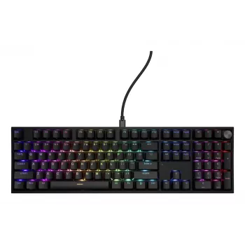 GENESIS THOR 404 klaviatuur Universaalne USB QWERTY Inglise Must