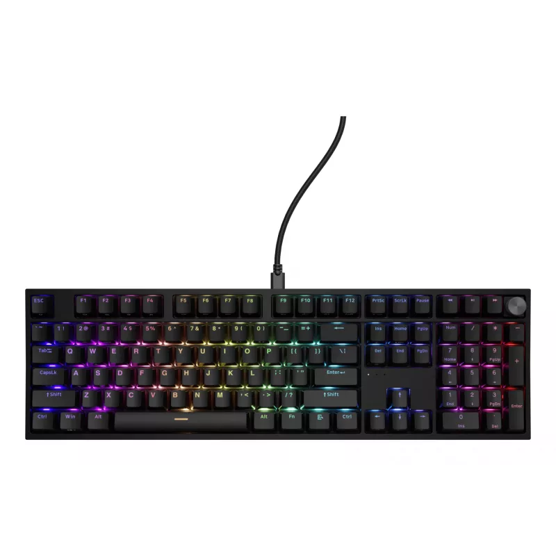 GENESIS THOR 404 klaviatuur Universaalne USB QWERTY Inglise Must