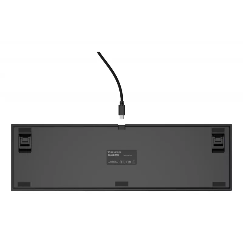 GENESIS THOR 404 klaviatuur Universaalne USB QWERTY Inglise Must