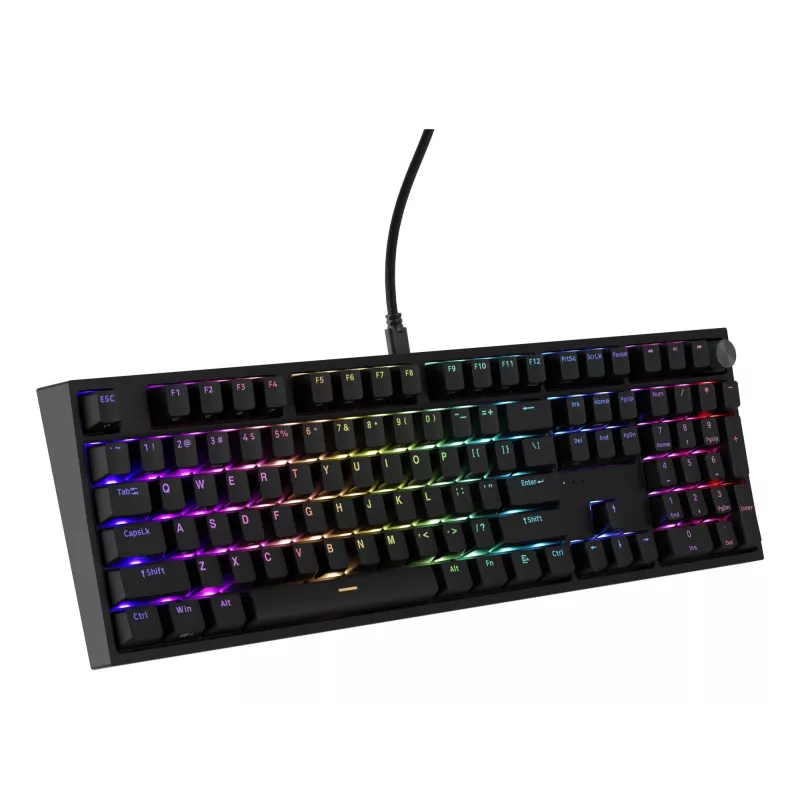 GENESIS THOR 404 klaviatuur Universaalne USB QWERTY Inglise Must