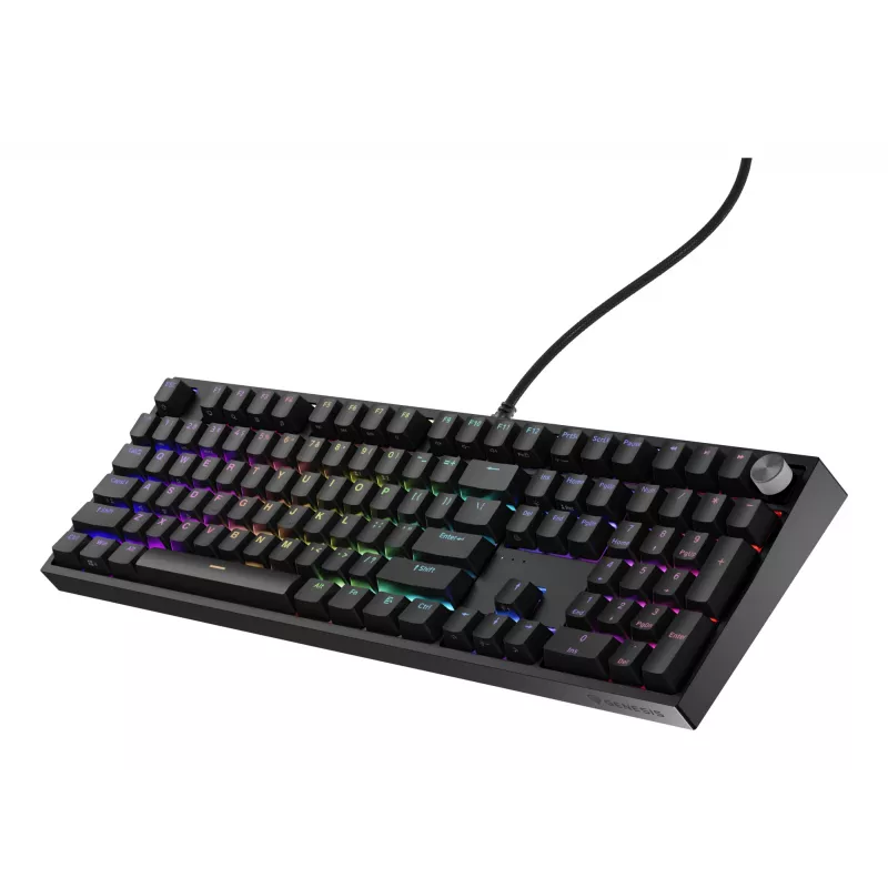 GENESIS THOR 404 klaviatuur Universaalne USB QWERTY Inglise Must