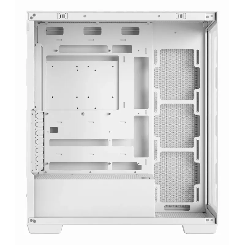 Arvuti korpus DeepCool CG580 WH Valge — ATX/mATX/ITX, karastatud klaas, toetab 120/140 mm ventilaatoreid, 3,5 tolli×2, 2,5 tolli×3, USB 3.2 Gen1