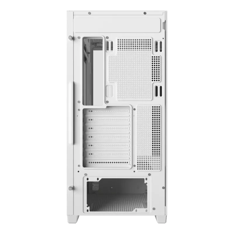 Arvuti korpus DeepCool CG580 WH Valge — ATX/mATX/ITX, karastatud klaas, toetab 120/140 mm ventilaatoreid, 3,5 tolli×2, 2,5 tolli×3, USB 3.2 Gen1