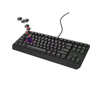 GENESIS Thor 230 TKL klaviatuur Gaming USB + RF Wireless + Bluetooth QWERTY Must