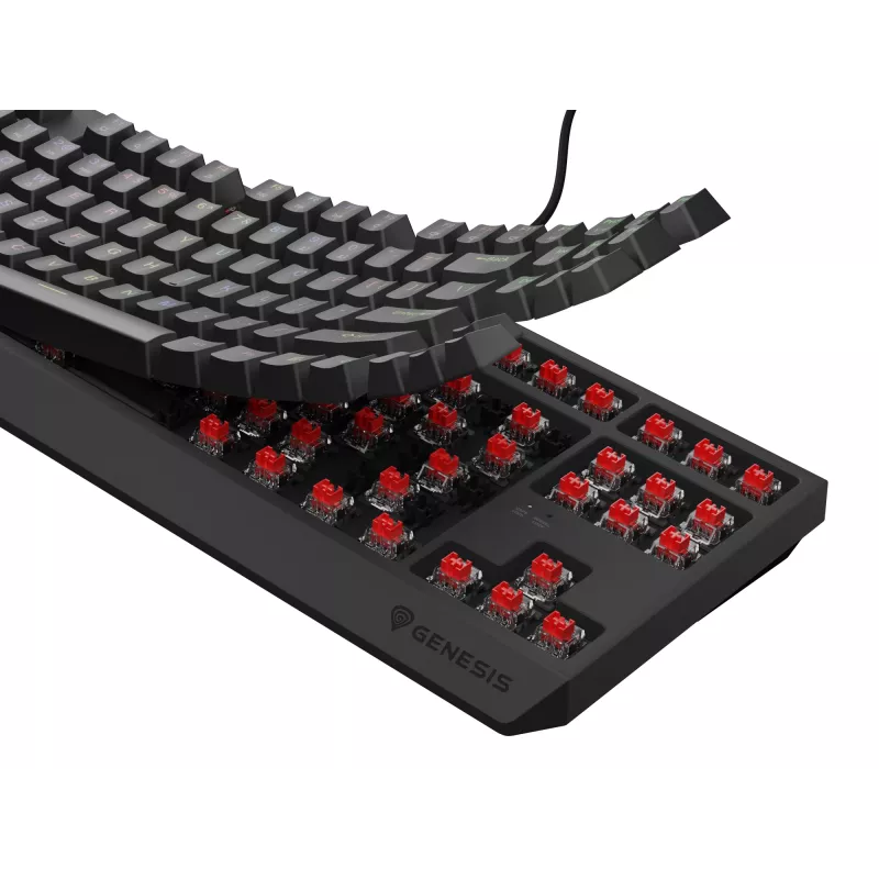 GENESIS Thor 230 TKL klaviatuur Gaming USB + RF Wireless + Bluetooth QWERTY Must