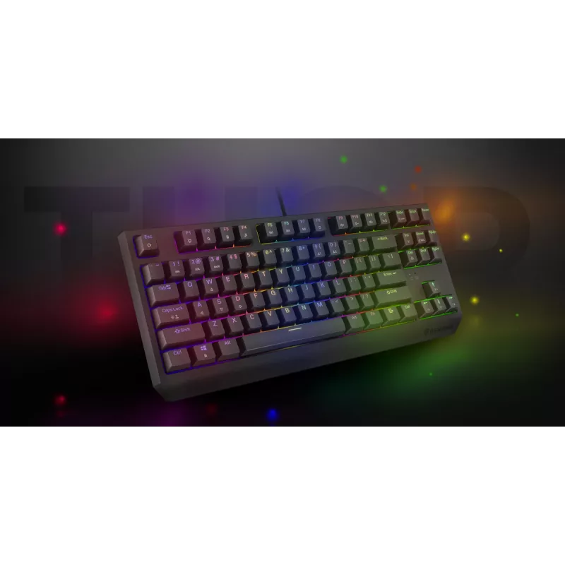GENESIS Thor 230 TKL klaviatuur Gaming USB + RF Wireless + Bluetooth QWERTY Must