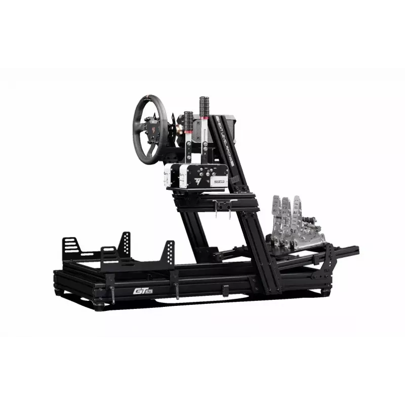 Võidusõidusimulaatori platvorm Next Level Racing GTElite Wheel Plate Edition — Alumiiniumist ja süsinikterasest rooli- ja pedaali kinnitusplatvorm