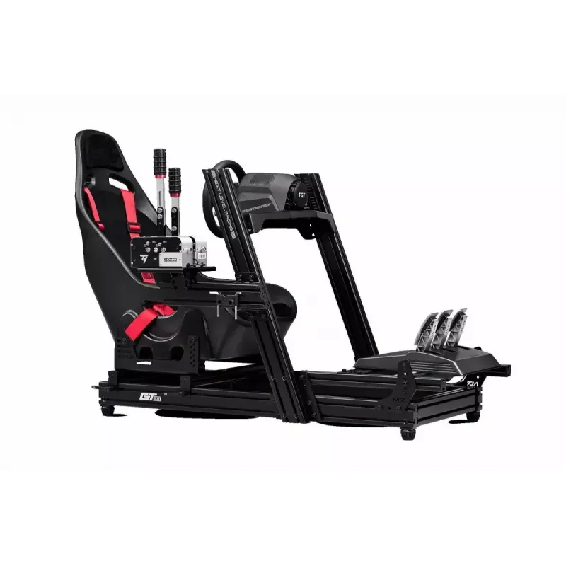 Võidusõidusimulaatori platvorm Next Level Racing GTElite Wheel Plate Edition — Alumiiniumist ja süsinikterasest rooli- ja pedaali kinnitusplatvorm
