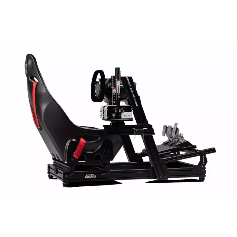 Võidusõidusimulaatori platvorm Next Level Racing GTElite Wheel Plate Edition — Alumiiniumist ja süsinikterasest rooli- ja pedaali kinnitusplatvorm