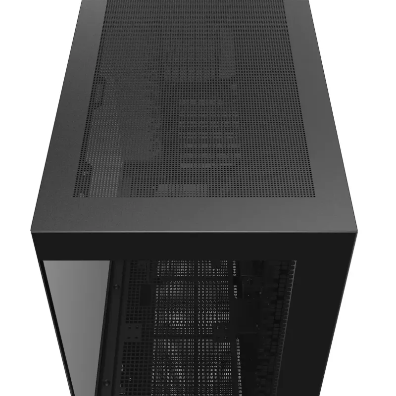Arvutikorpus DeepCool CH690 DIGITAL Torn Must — ATX/Mikro-ATX/Mini-ITX, LCD-ekraan, 3x2,5-tolline + 1x3,5-tolline pesa, kuni 450 mm GPU, 182 mm protsessori jahuti