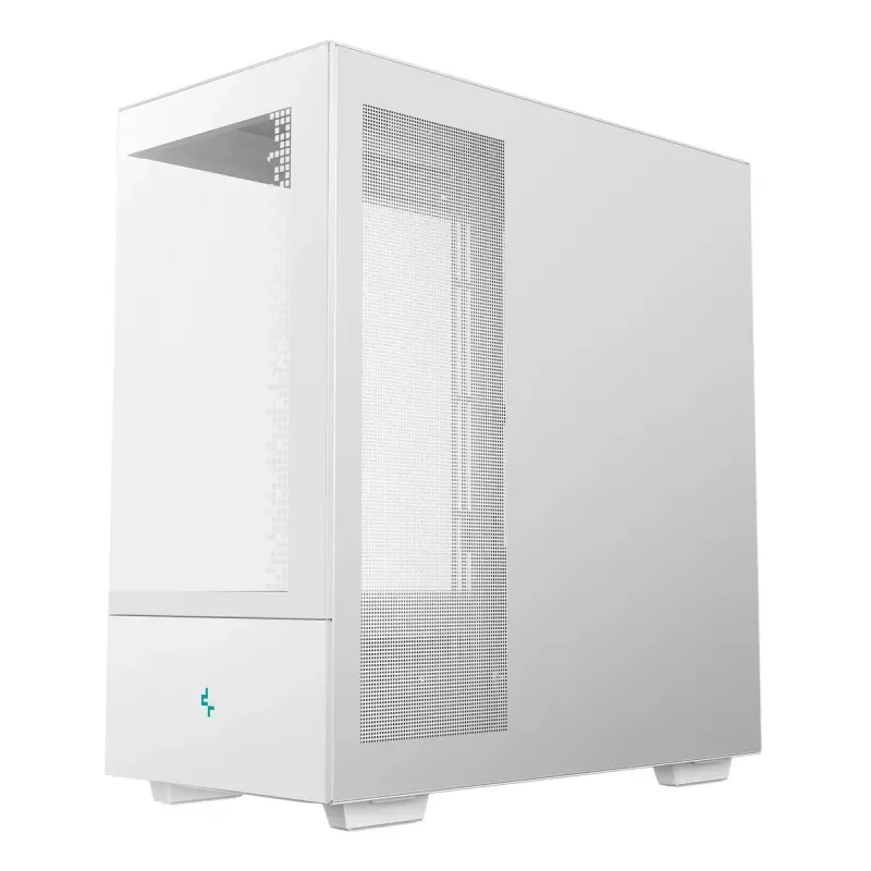 Arvuti korpus DeepCool CH690 Tower White — ATX/microATX tugi, LCD-ekraan, 3x2,5-tolline pesa, 1x3,5-tolline, GPU kuni 450 mm, CPU jahuti kõrgus 182 mm