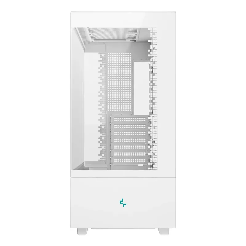 Arvuti korpus DeepCool CH690 Tower White — ATX/microATX tugi, LCD-ekraan, 3x2,5-tolline pesa, 1x3,5-tolline, GPU kuni 450 mm, CPU jahuti kõrgus 182 mm