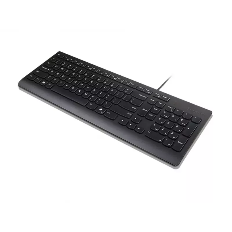 Juhtmega USB-klaviatuur Lenovo Essential 4Y41R64633 — USA inglise paigutus, must