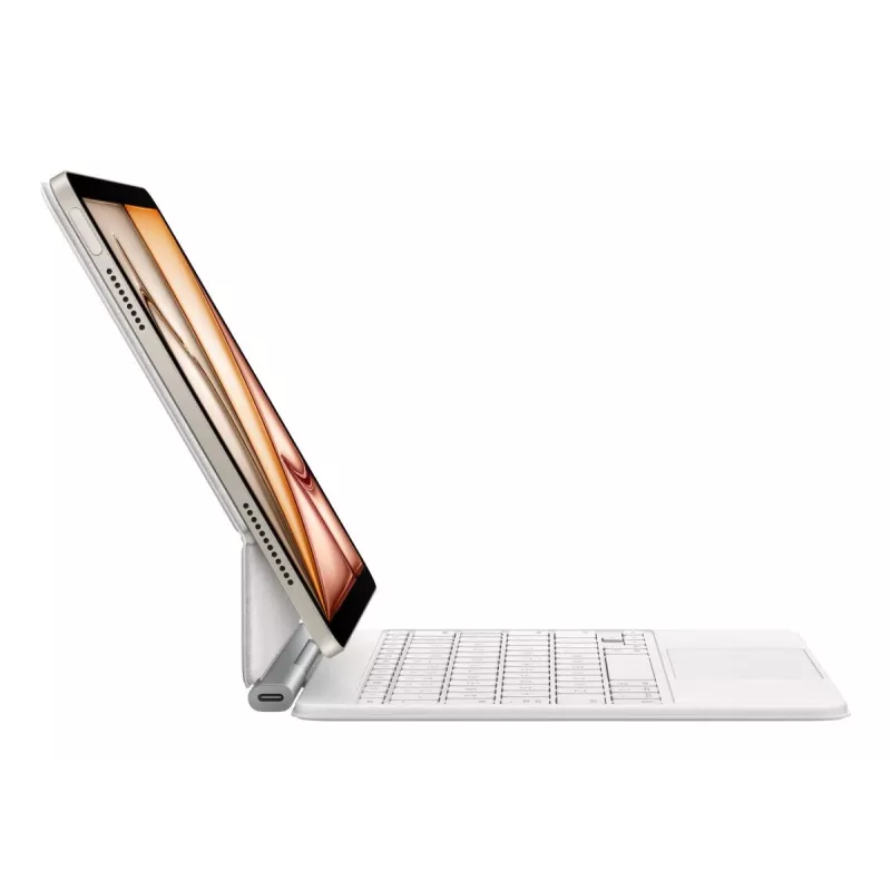 APPLE Magic klaviatuur iPad Air 11-tollisele (m2/m3/m4) jaoks - Vene - Valge
