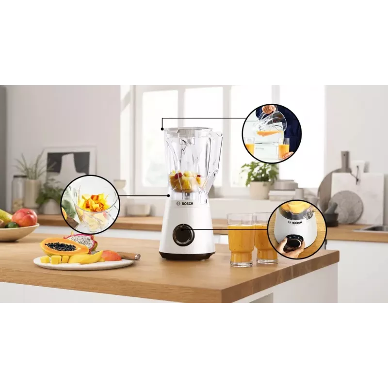 Bosch Serie 4 MMB6141W blender 1,5 L lauablender 1200 W Valge