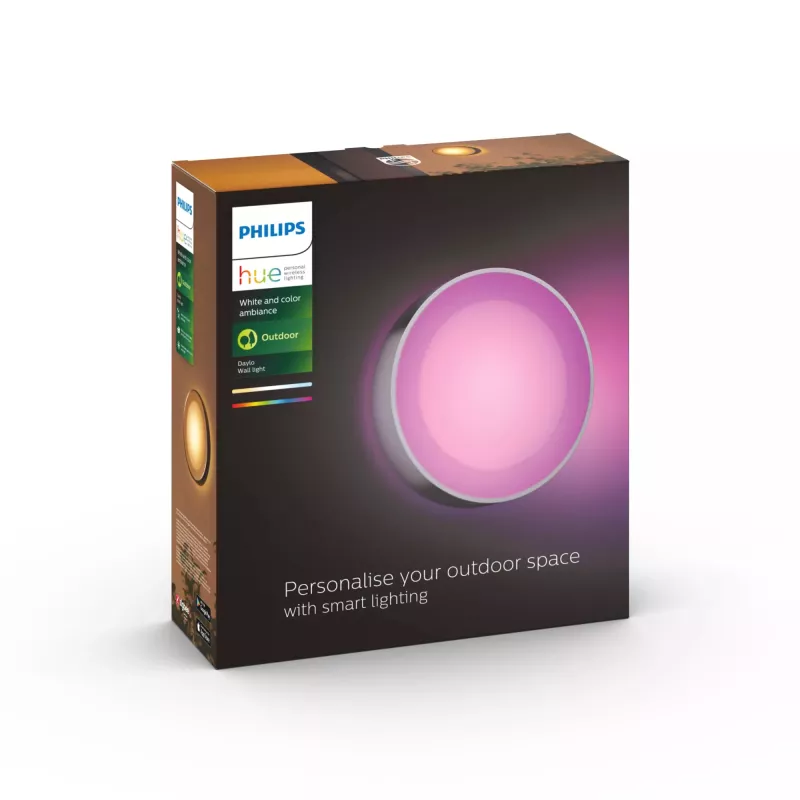 Philips Hue Valge and colour ambience Daylo välisseinalamp