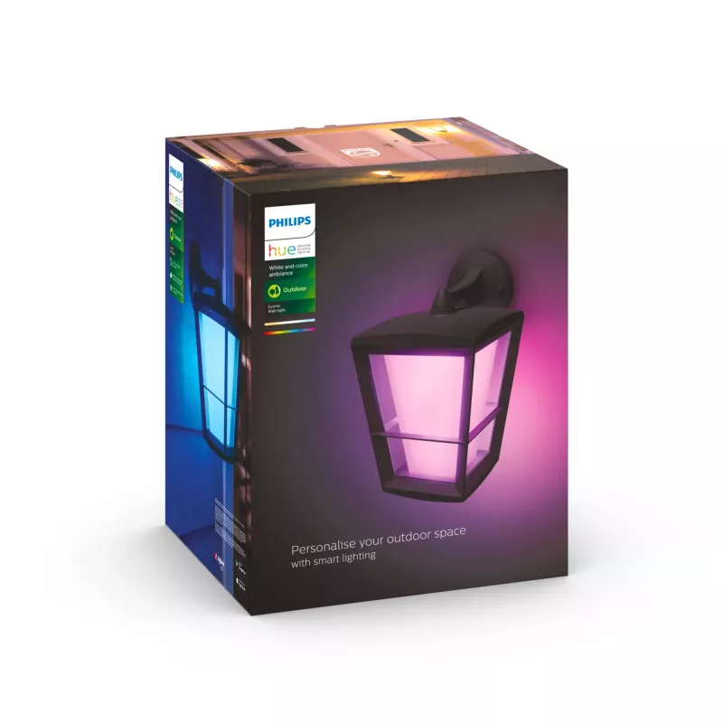 Nutikas seinavalgusti Philips Hue White and colour ambience Econic Outdoor Wall Light