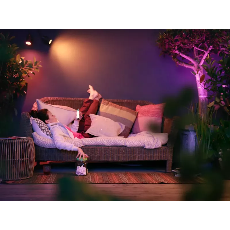 Philips Hue Valge and colour ambience Lily välistingi prožektor