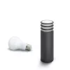 Philips Hue Valge Lucca välistingi postvalgusti, nutikas postvalgustus, Bluetooth/Zigbee, antratsiit, LED, alumiinium, E27
