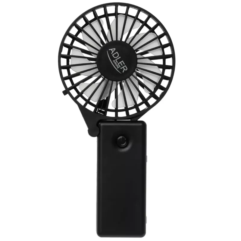 Lauaventilaator Adler AD 7336 — kokkupandav miniventilaator, 6,5 cm läbimõõt, 1 kiirus, must