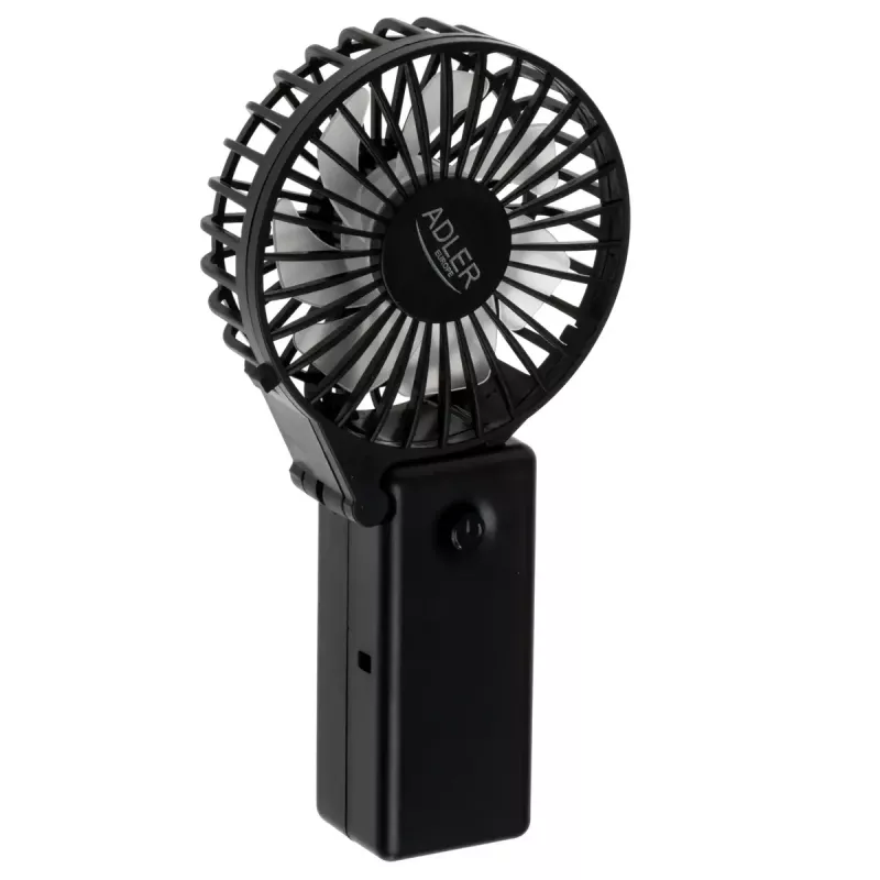 Lauaventilaator Adler AD 7336 — kokkupandav miniventilaator, 6,5 cm läbimõõt, 1 kiirus, must