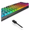 Mehaaniline mängurklaviatuur Lenovo Legion K510 Mini Pro 75% USA inglise, 84 klahvi, RGB, USB, 1,8 m kaabel, must/läbipaistev