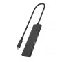 ICY BOX IB-HUB1437-CPD juhtmega USB 3.2 Gen 2 (3.1 Gen 2) USB-C must