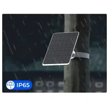Päikesepaneel Reolink SP3-W 12W 6V USB-C IP65 välistingimustesse, 360° horisontaalselt, 90° vertikaalselt, 4 m kaabel, tehnopolümeer, valge