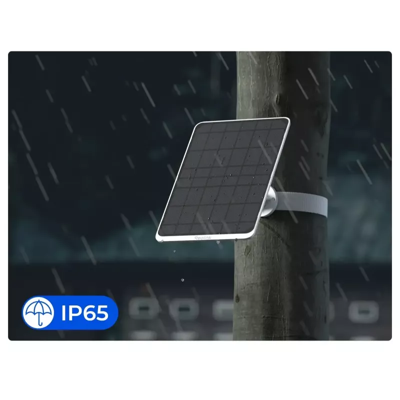 Päikesepaneel Reolink SP3-W 12W 6V USB-C IP65 välistingimustesse, 360° horisontaalselt, 90° vertikaalselt, 4 m kaabel, tehnopolümeer, valge