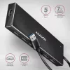 Axagon HUE-F7A 7x USB 3.2 Gen 1 ALU FLAT jaotur mikrotoitega IN 1m USB-A USB 3.2 Gen 1 (3.1 Gen 1) Type-A 5000 Mbit/s must