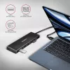 Axagon HUE-F7A 7x USB 3.2 Gen 1 ALU FLAT jaotur mikrotoitega IN 1m USB-A USB 3.2 Gen 1 (3.1 Gen 1) Type-A 5000 Mbit/s must