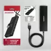 Axagon HUE-F7A 7x USB 3.2 Gen 1 ALU FLAT jaotur mikrotoitega IN 1m USB-A USB 3.2 Gen 1 (3.1 Gen 1) Type-A 5000 Mbit/s must