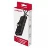 Axagon HUE-F7A 7x USB 3.2 Gen 1 ALU FLAT jaotur mikrotoitega IN 1m USB-A USB 3.2 Gen 1 (3.1 Gen 1) Type-A 5000 Mbit/s must
