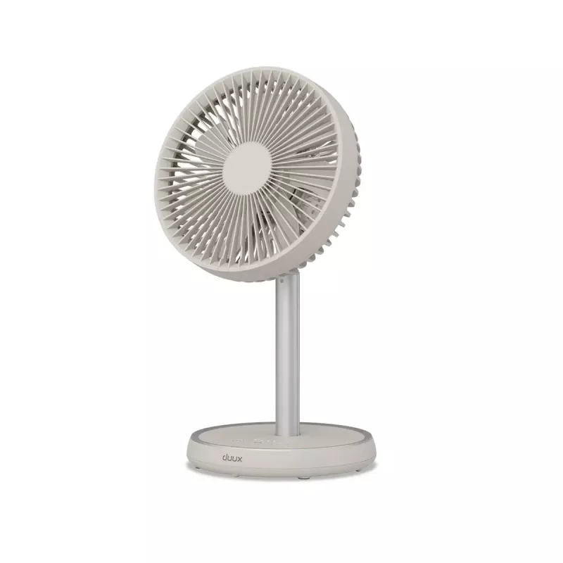 Püstventilaator Duux Rize Flex 21 cm, 4 kiirust, võnkumine, 10 W, greige