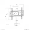 Neomounts lauale kinnitatav TV alus DS42-430BL14 max 50kg 32-55 tolli