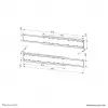 Neomounts ADM-875WH2 kahe ekraani adapter 42-65 tolli