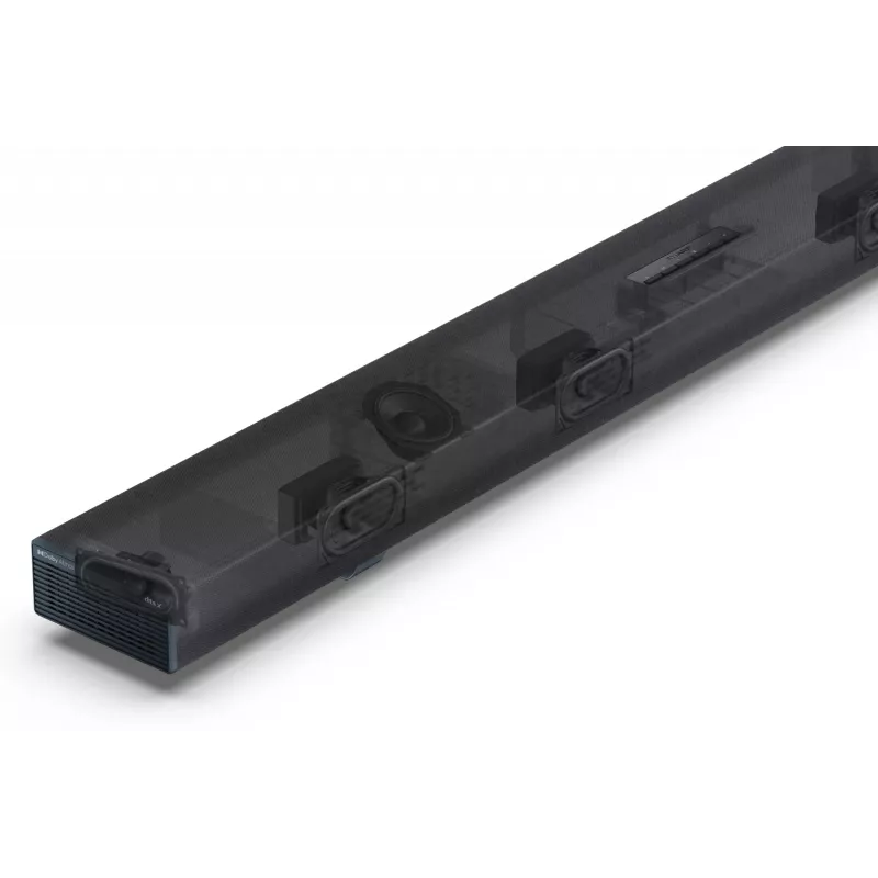 Sharp HT-SBW55121(BK) soundbar kõlar Must 5.1.2 kanalit 212 W