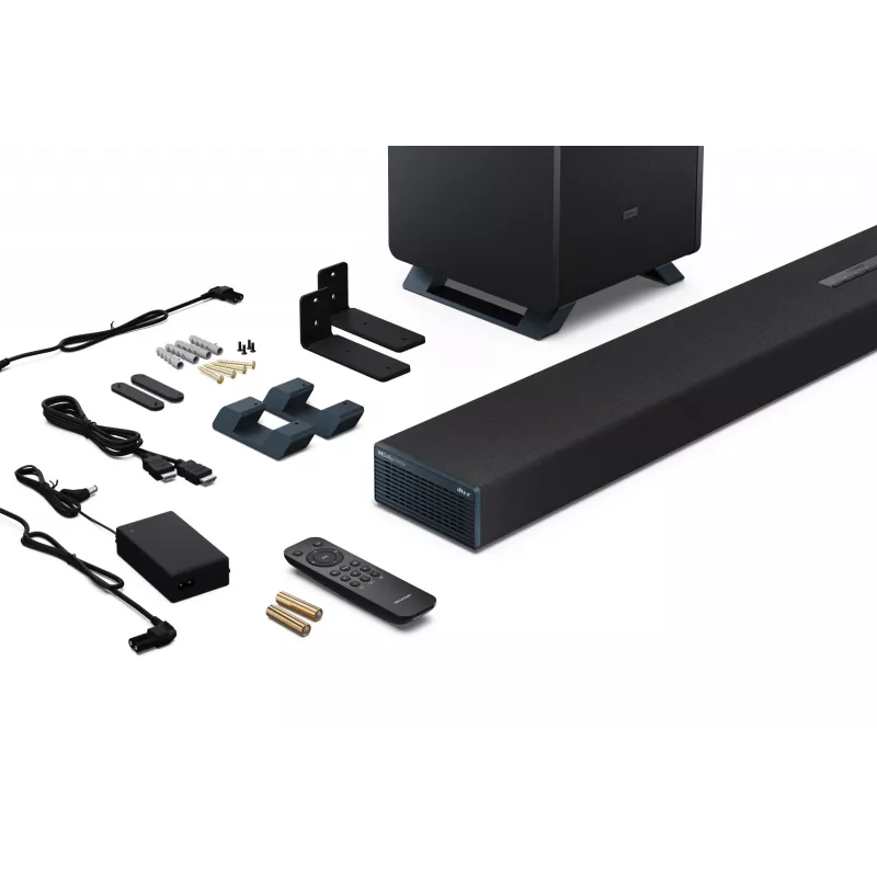 Sharp HT-SBW55121(BK) soundbar kõlar Must 5.1.2 kanalit 212 W