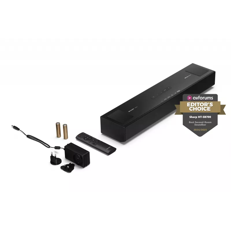 Sharp HT-SB700 soundbar kõlar Must 2.0.2 kanalit 140 W